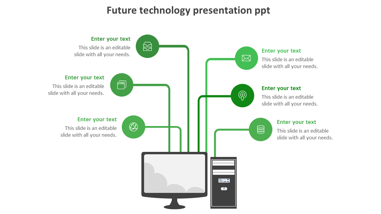 future technology presentation ppt-green